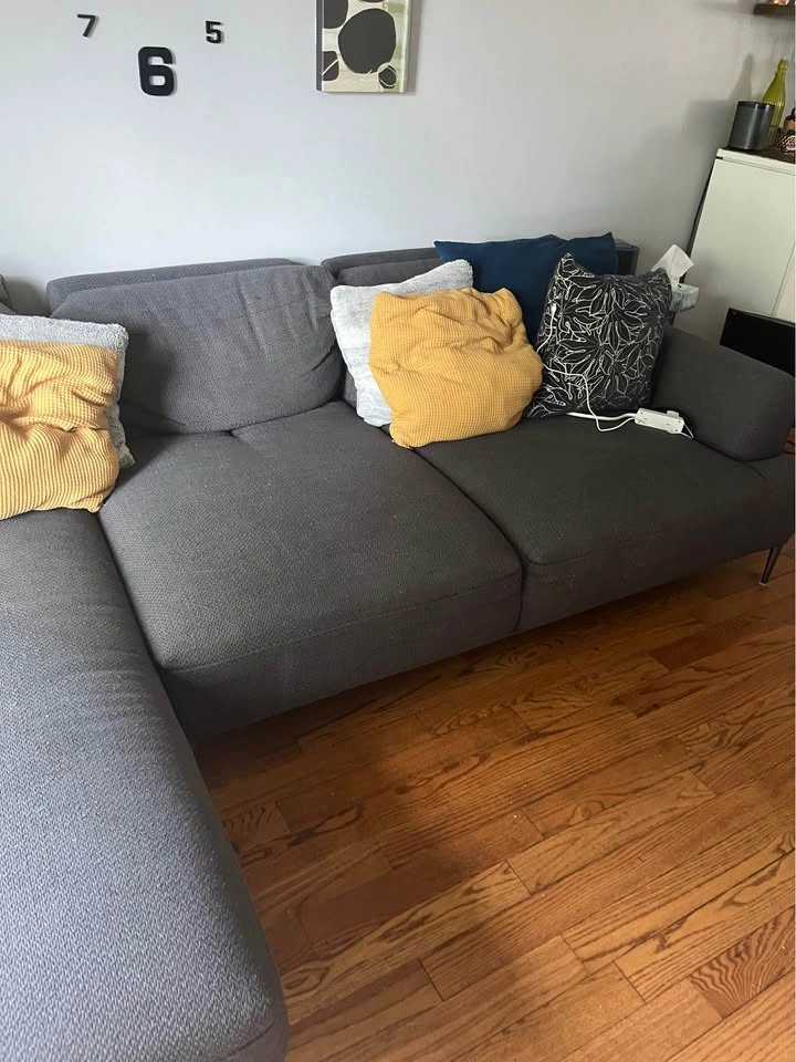 ERIN Left-facing Sectional Sofa with adjustable backrests - photo 3