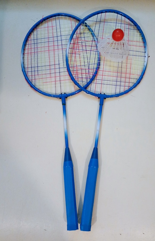Badminton racquets & birdie