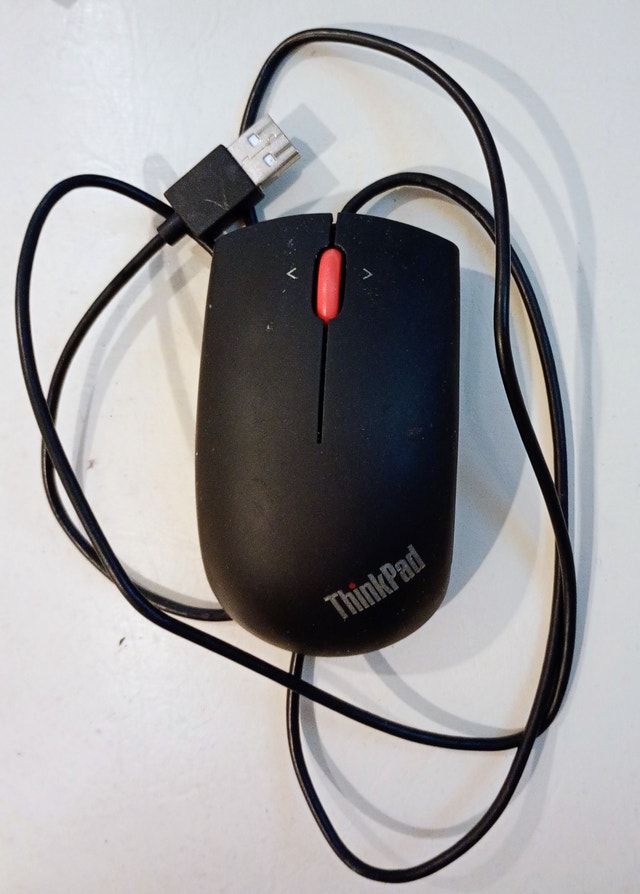 Lenovo USB Mouse (left button insensitive)