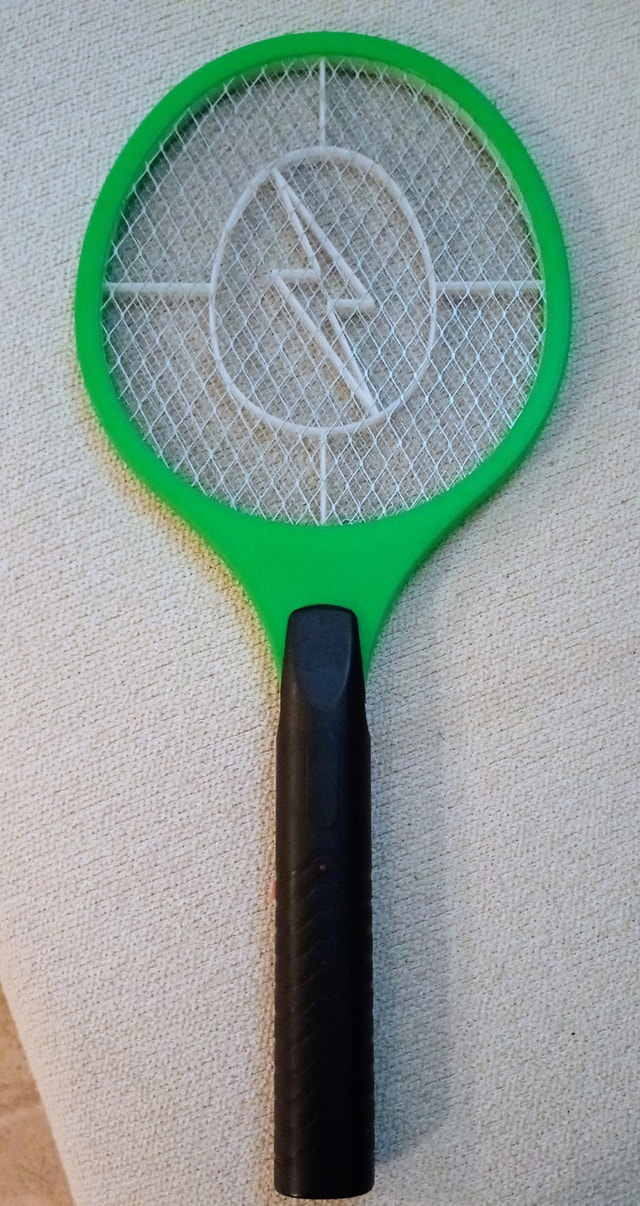 Electric fly/mosquito swatter