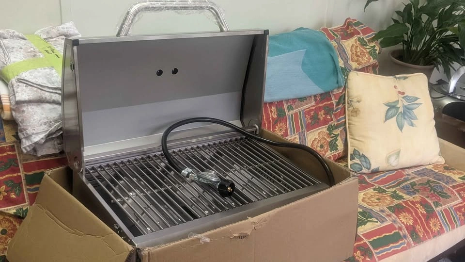 NXR STAINLESS STEEL PORTABLE PROPANE GRILL - photo 2