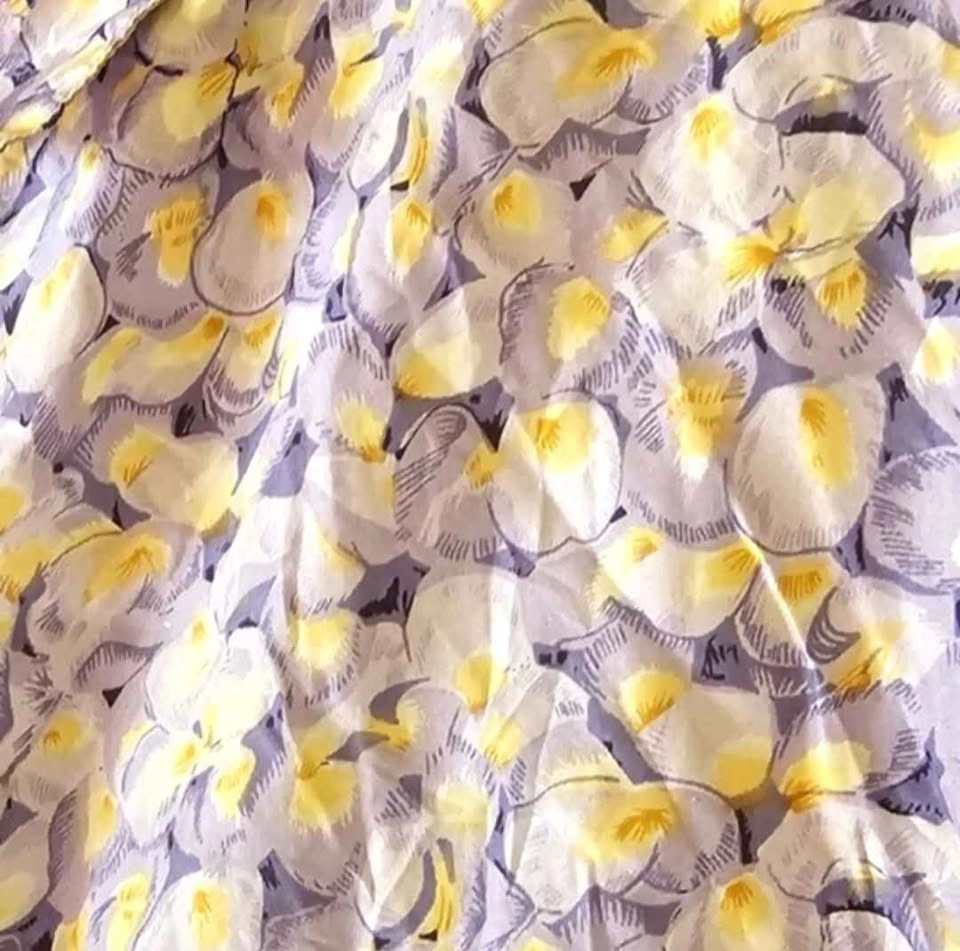 Vintage 100% Silk Women's Large Abstract Print Shirt - photo 3