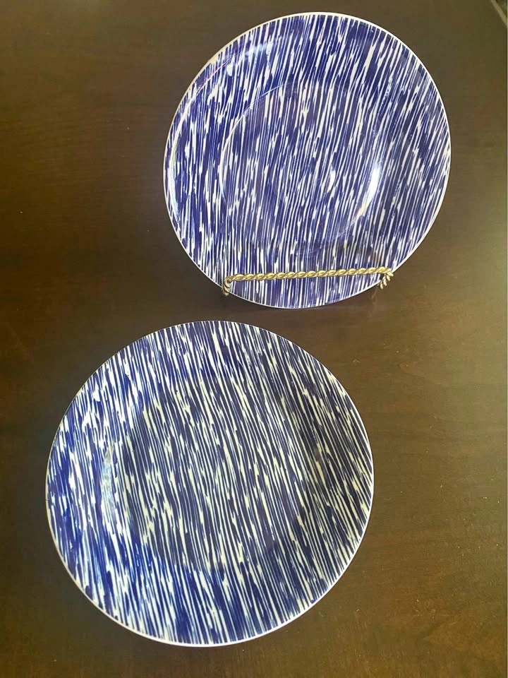 Set of 2 Royal Doulton Pacific Pattern 6 inch side plates