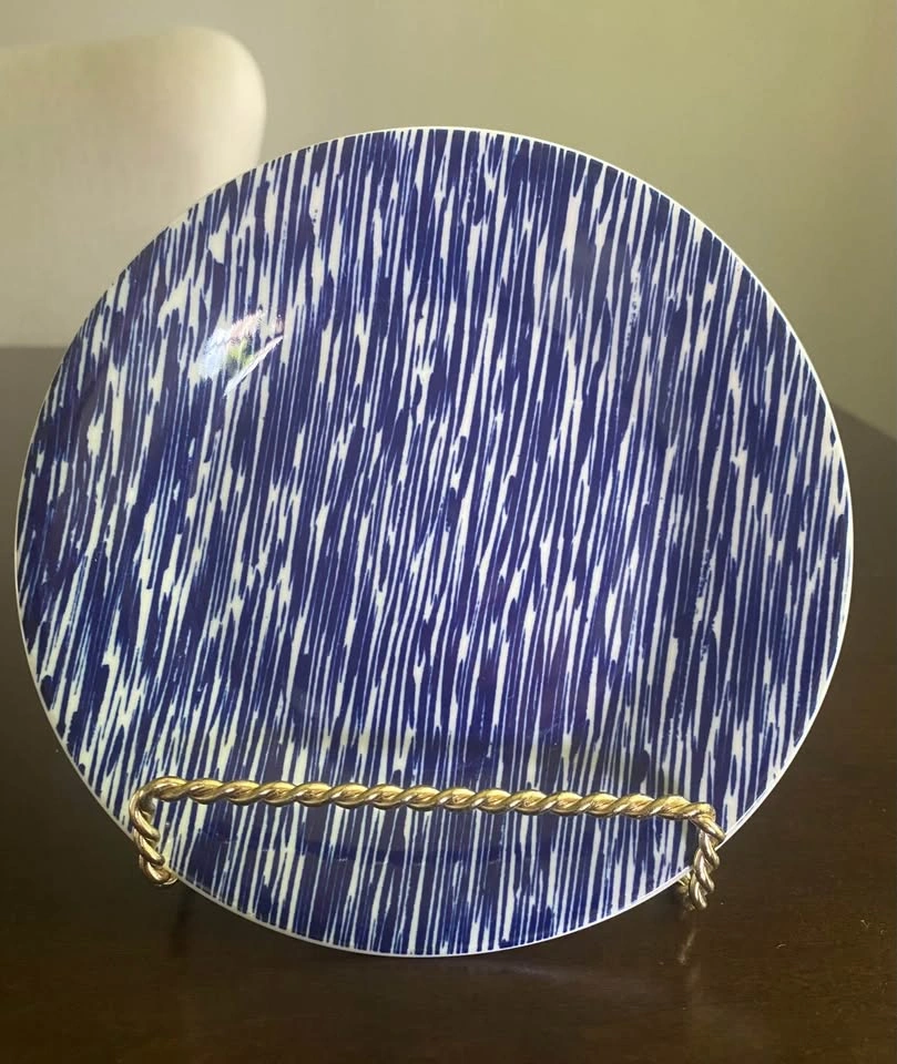 Set of 2 Royal Doulton Pacific Pattern 6 inch side plates - photo 4