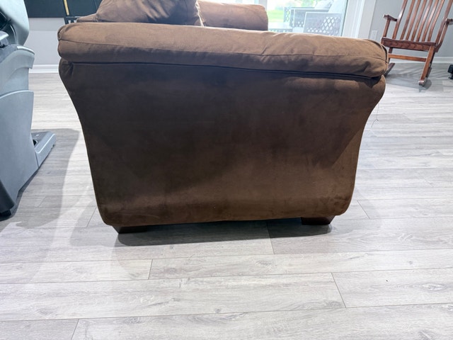 Brown Microfiber Sofa Bed – Comfortable & Functional - photo 4