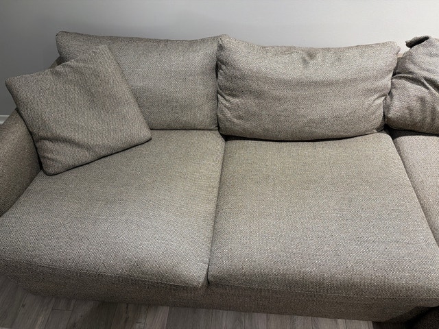 Crate & Barrel Lounge Deep Sectional – Taft Heather - photo 5