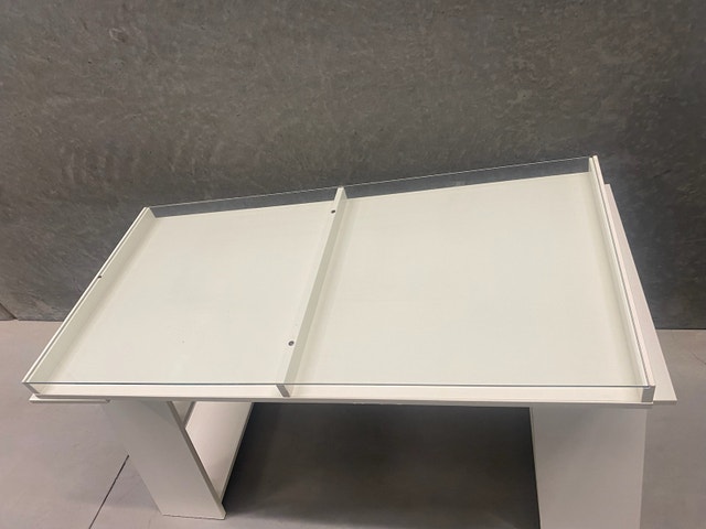 Glass top desk - photo 5