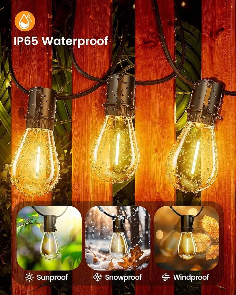 LED Shatterproof Outdoor String Lights - photo 2