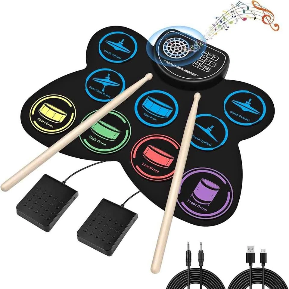 Portable Electronic Drum Set