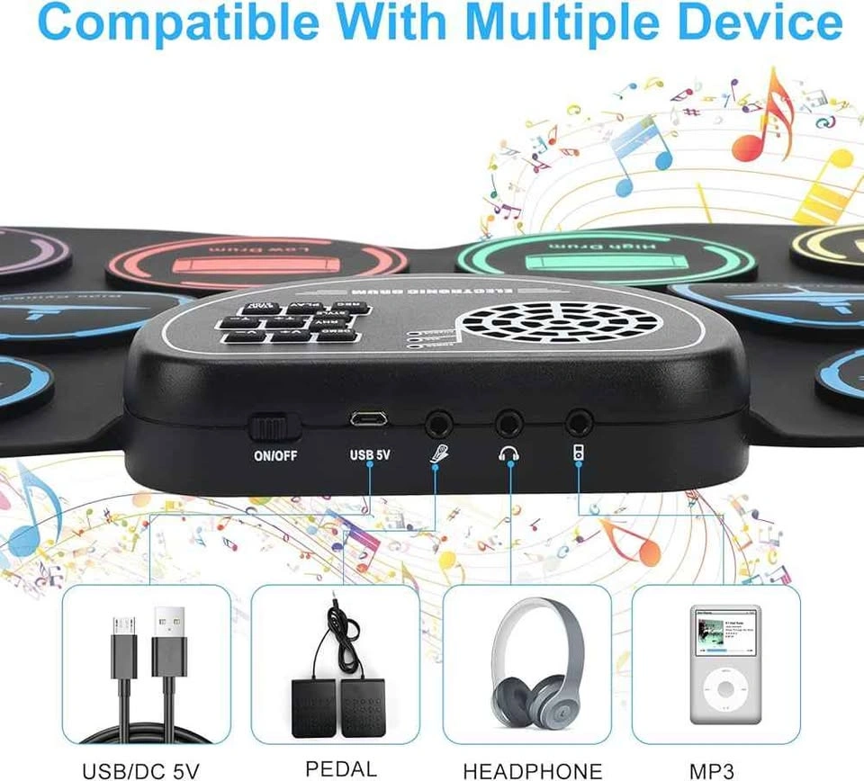 Portable Electronic Drum Set - photo 3