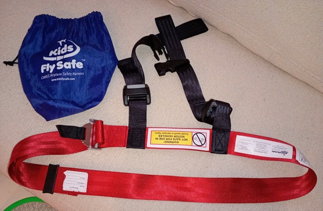 Kids Fly Safe safety belts