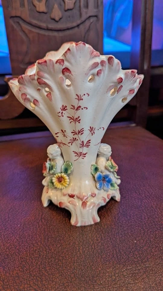 Vintage Capodimonte Porcelain Vase