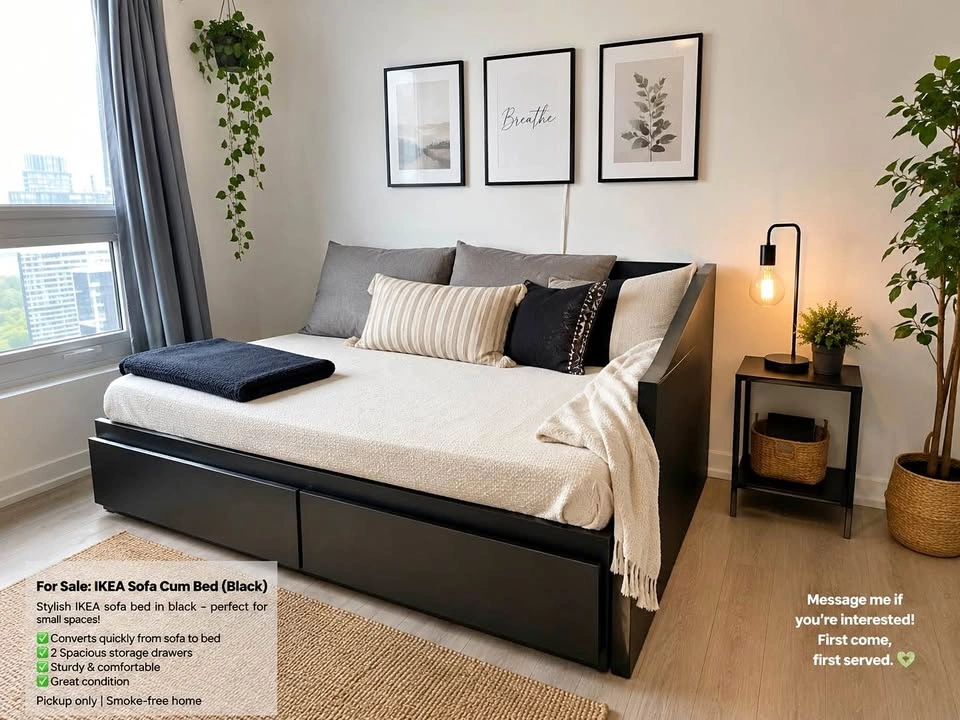 IKEA FLEKKE Daybed with Storage – Excellent Condition