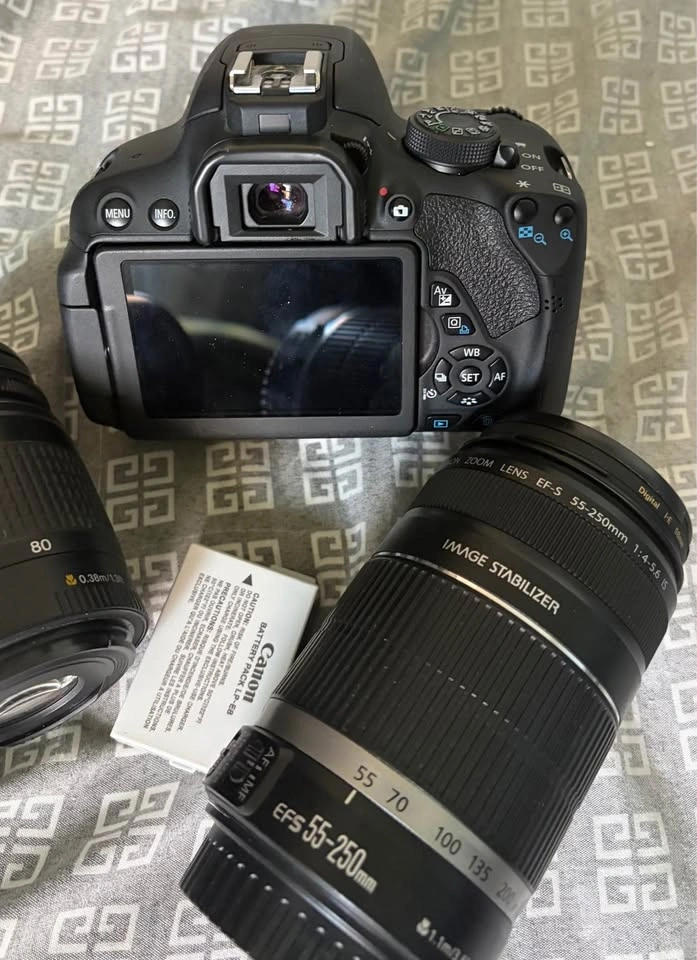 REBEL T5i with 55-250mm lens and 28-80mm lens - photo 2