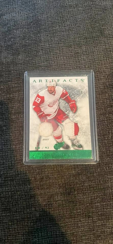 Johan Franzen 2012-13 Upper Deck Artifacts Hockey Jersey Patch C
