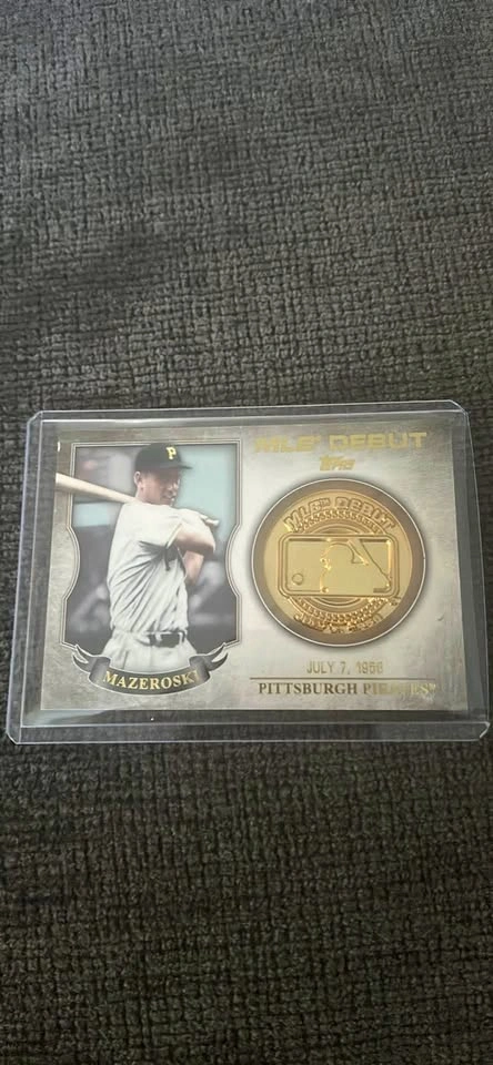 Bill Mazeroski Pittsburgh Pirates 2016 Topps MLB Debut Medallion