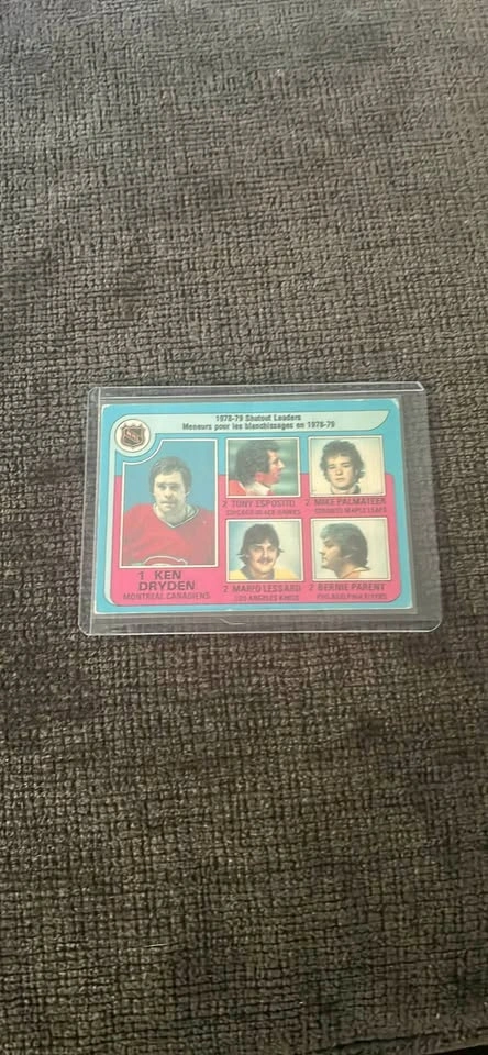 1978-79 O-Pee-Chee NHL Shutout Leaders Hockey Card