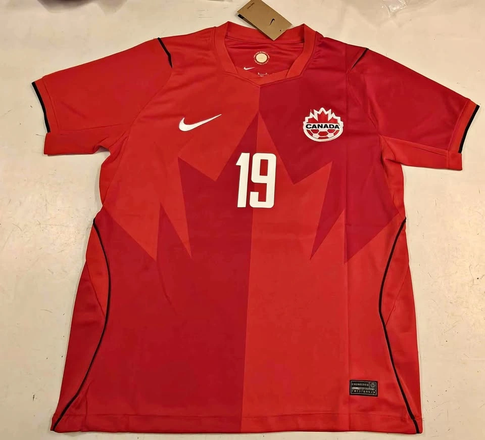 2026 World Cup Team Canada Soccer Jersey #19 Davies