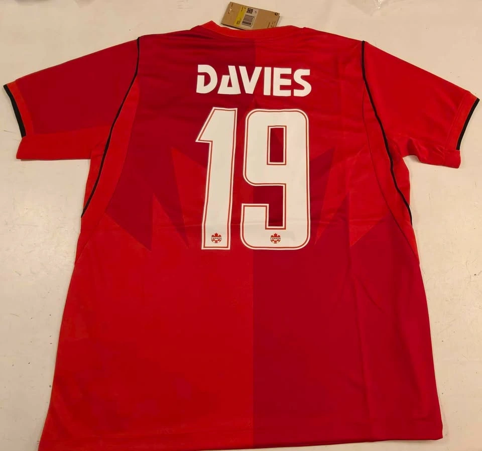 2026 World Cup Team Canada Soccer Jersey #19 Davies - photo 2
