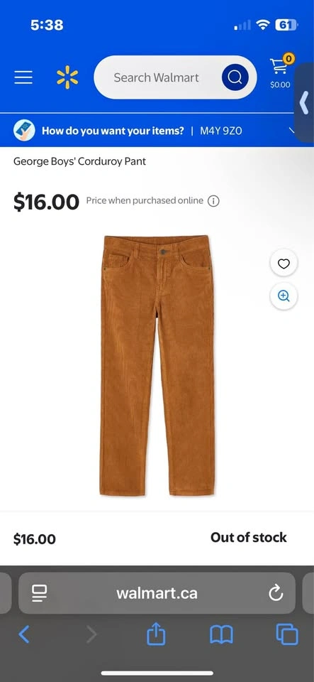 Corduroy Pants