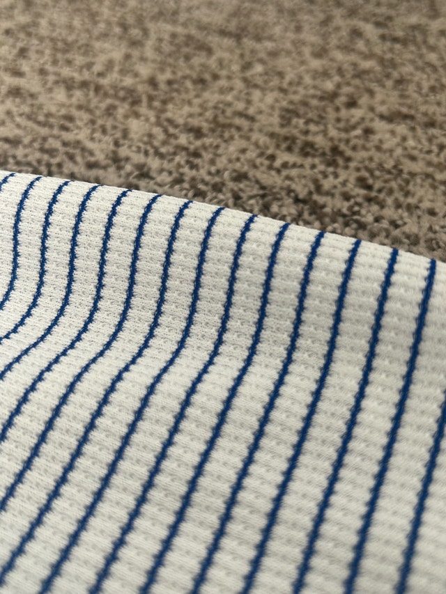 tight blue and white dress - photo 2