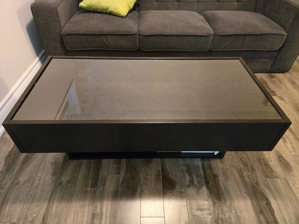 IKEA MALM Glass Top Coffee Table - photo 2