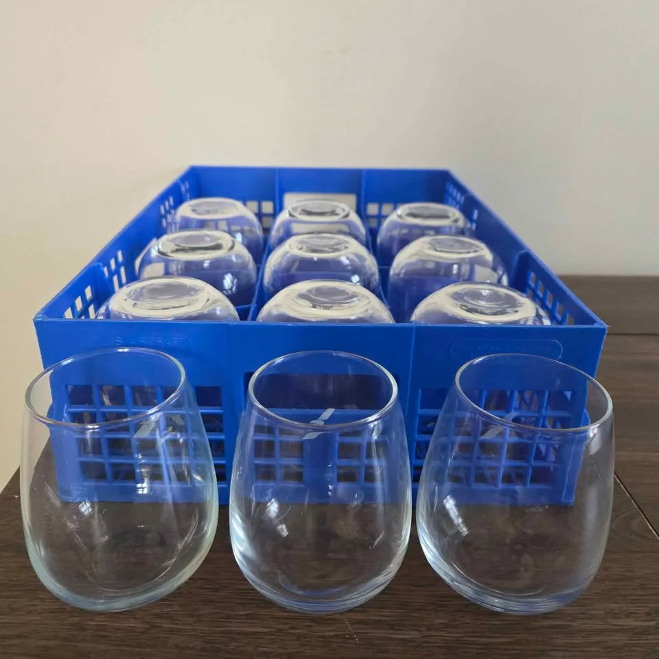 NEW Case of WINE Glass Cups Home Bar Restaurant - 12 Cups image indicator(2)