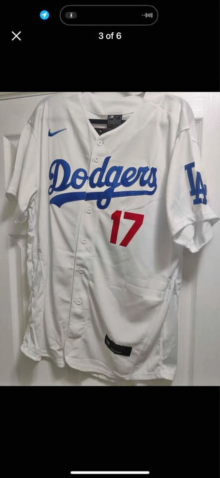 Los Angeles Dodgers #17 Ohtani white jersey New with tags