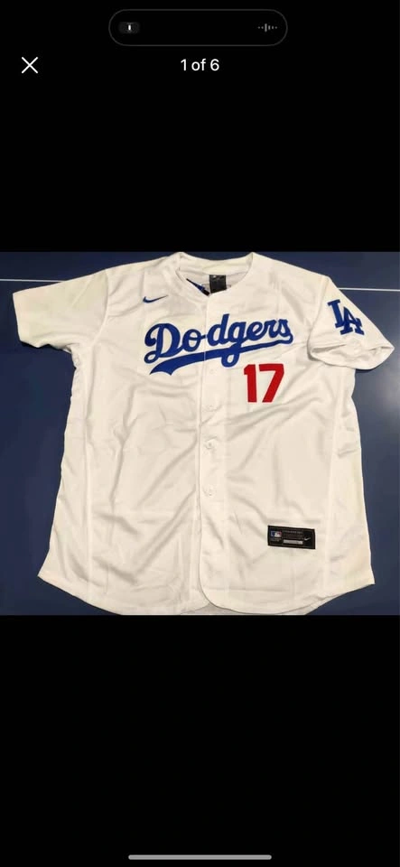 Los Angeles Dodgers #17 Ohtani white jersey New with tags - photo 3