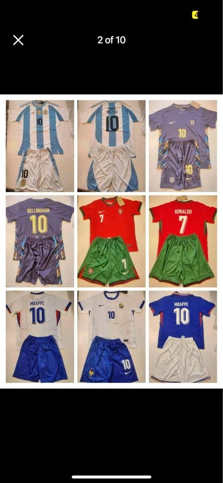 Kid size soccer jersey brand new