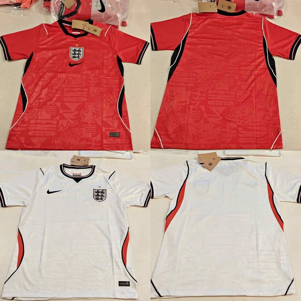 2026 world cup England Football Jerseys - Red & White