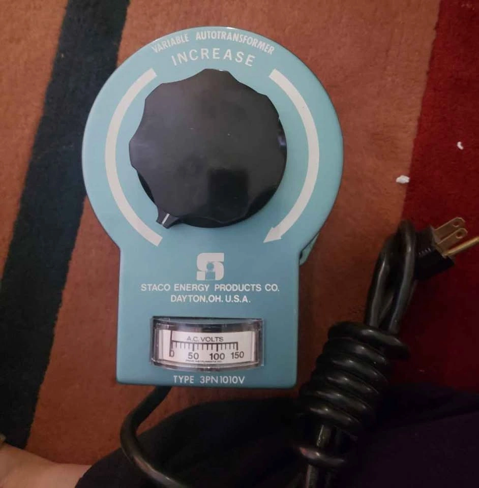 Staco Energy 3PN1010V Variable Autotransformer (Variac) - photo 2