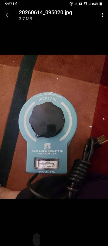 Staco Energy 3PN1010V Variable Autotransformer (Variac) - photo 3