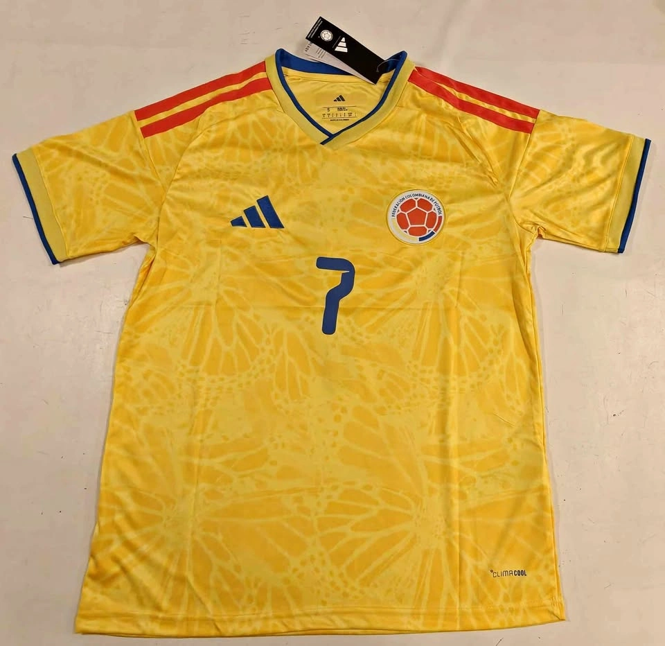 2026 World Cup Colombia Luis Diaz 7 Soccer Jersey