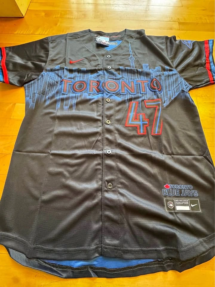 Blue jay jersey large size
