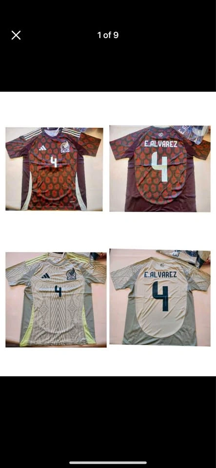 E.Alvarez 2024 Mexico Home/Away jersey new with tags