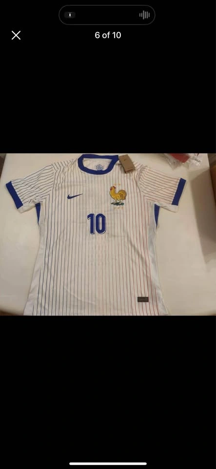 Mbappe #10 France home/away player version jersey - photo 2