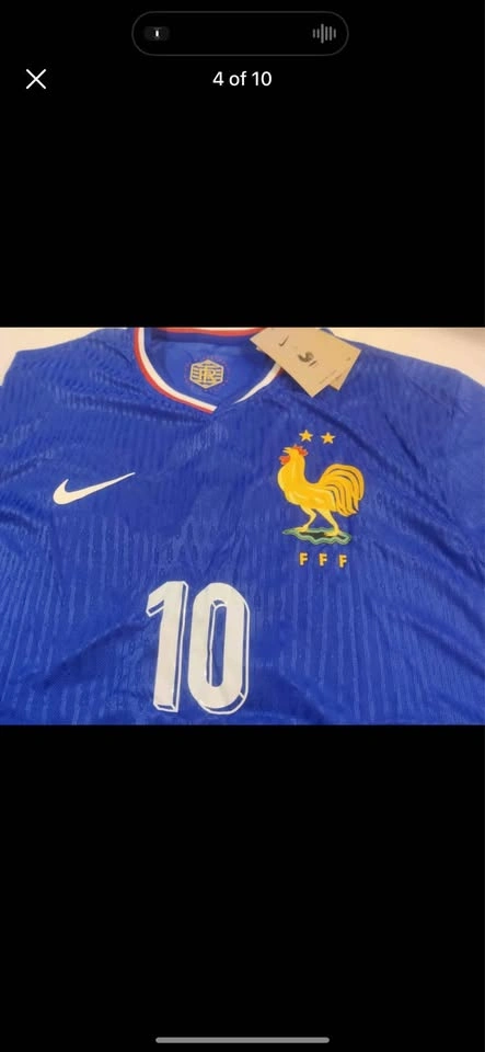 Mbappe #10 France home/away player version jersey - photo 4