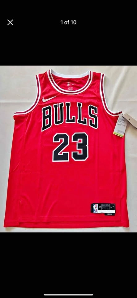 Michael Jordan Chicago Bulls Red jersey new with tags