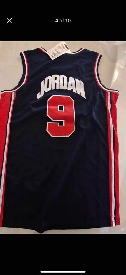 Michael Jordan Chicago Bulls Red jersey new with tags - photo 3
