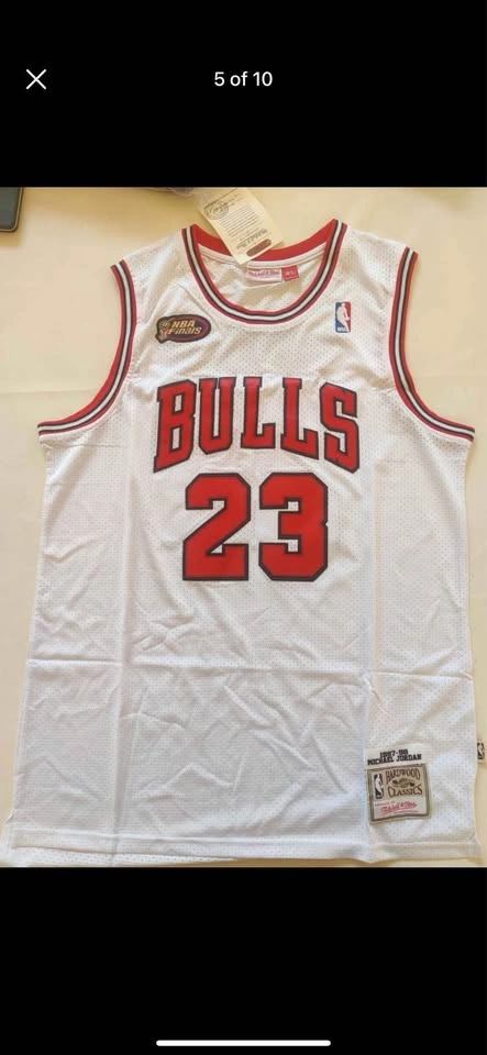 Michael Jordan Chicago Bulls Red jersey new with tags - photo 5
