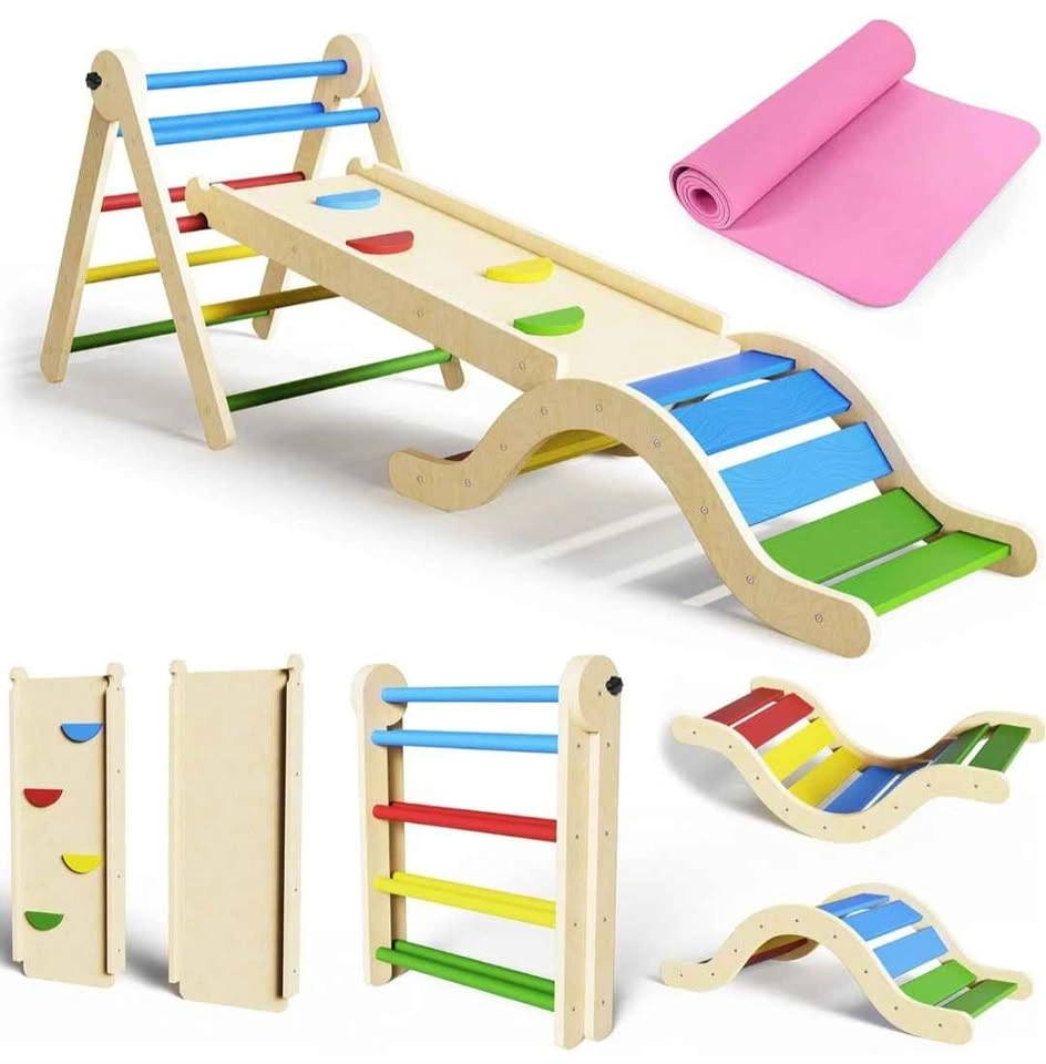 7-in-1 Montessori Climbing Gym Play Set - photo 2