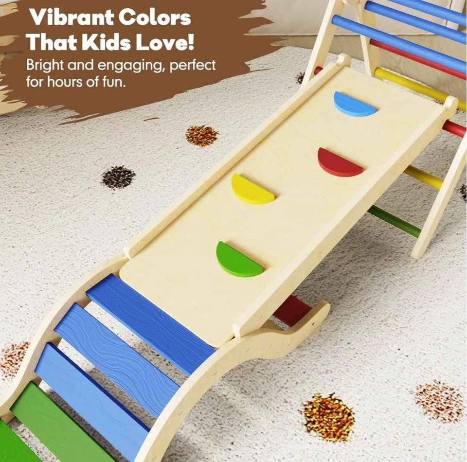 7-in-1 Montessori Climbing Gym Play Set - photo 4