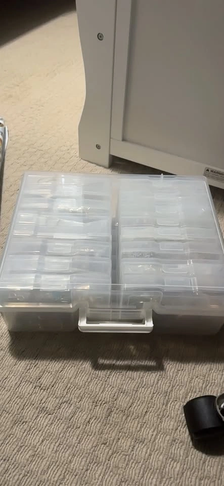 Clear Plastic Craft Jewelry Organizer Box - photo 2