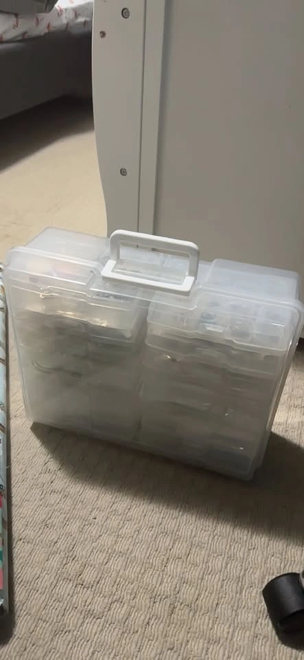 Clear Plastic Craft Jewelry Organizer Box - photo 3