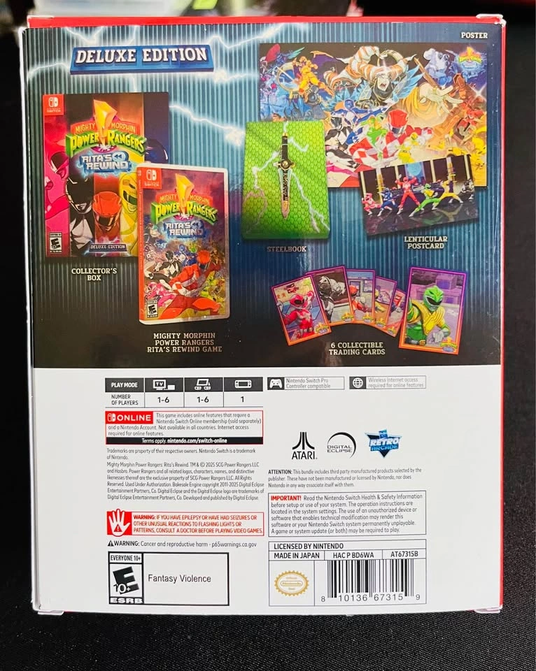 Video Games - Nintendo Switch - Power Rangers Rita’s Rewind Delu - photo 5