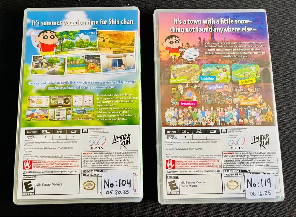 Nintendo Switch Shin Chan Summer Vacation & Coal Town Lot - photo 4