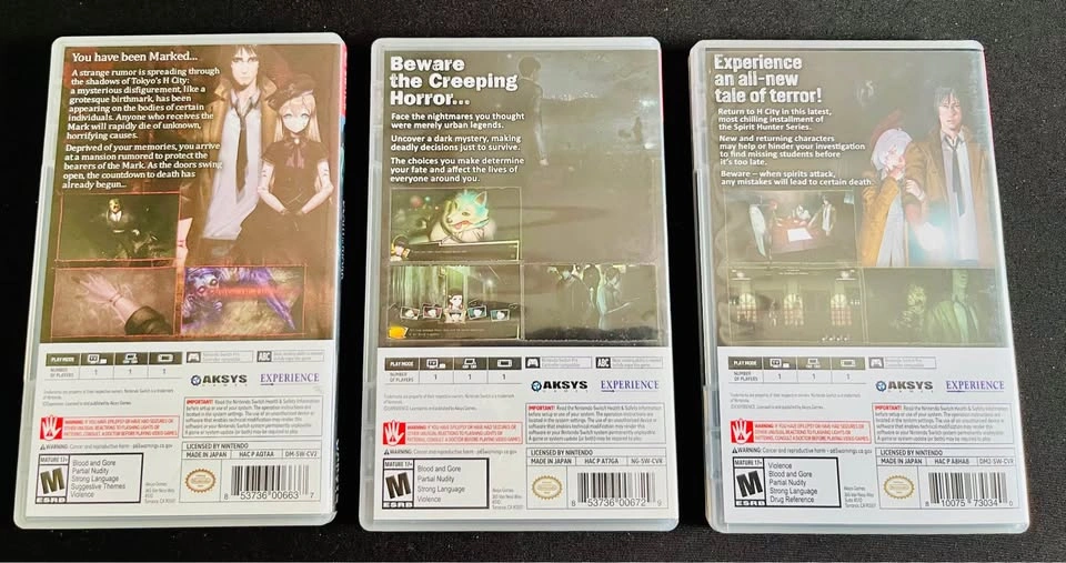 Nintendo Switch Spirit Hunter Series: Death Mark 1-2 and NG - photo 4