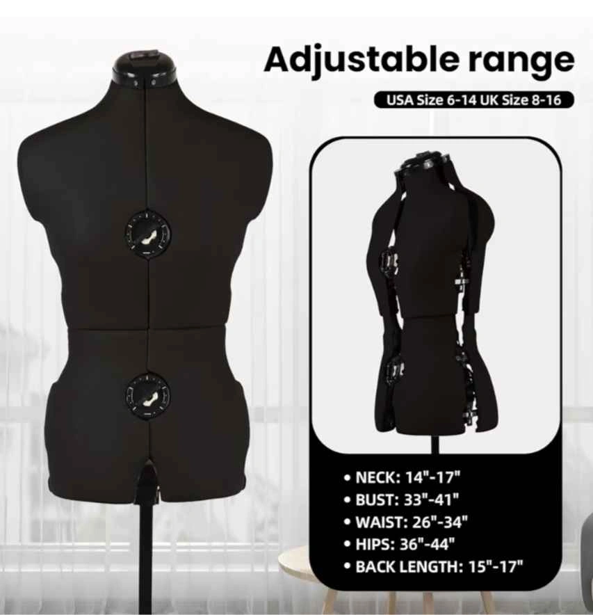 Adjustable Mannequin for Sewing ● Female Size 6-14 - photo 2