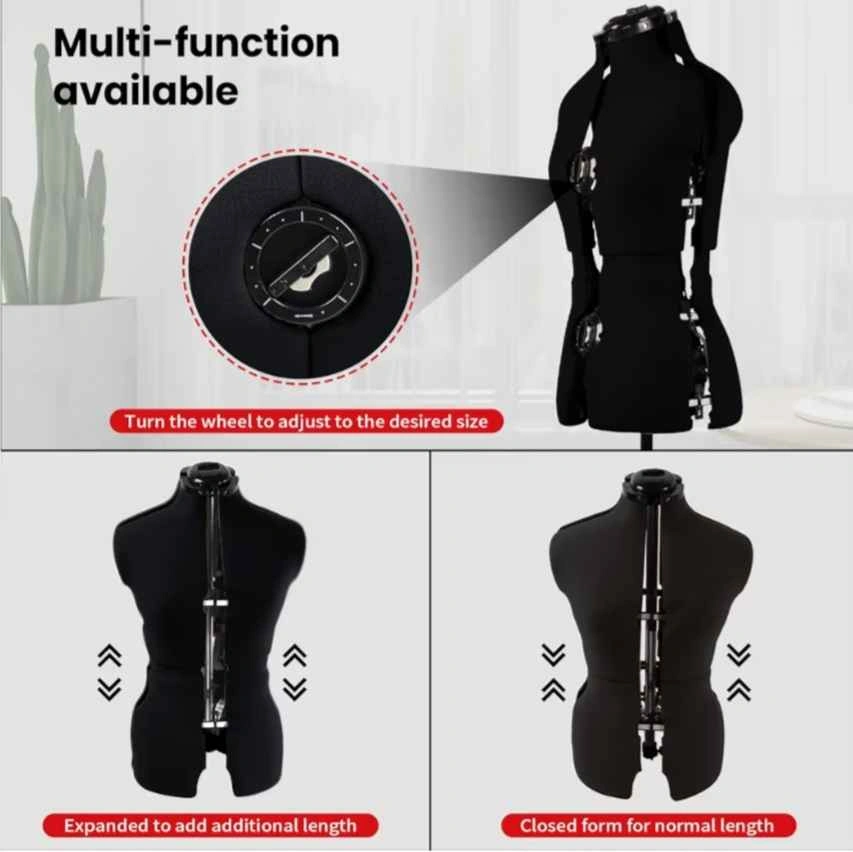 Adjustable Mannequin for Sewing ● Female Size 6-14 - photo 3